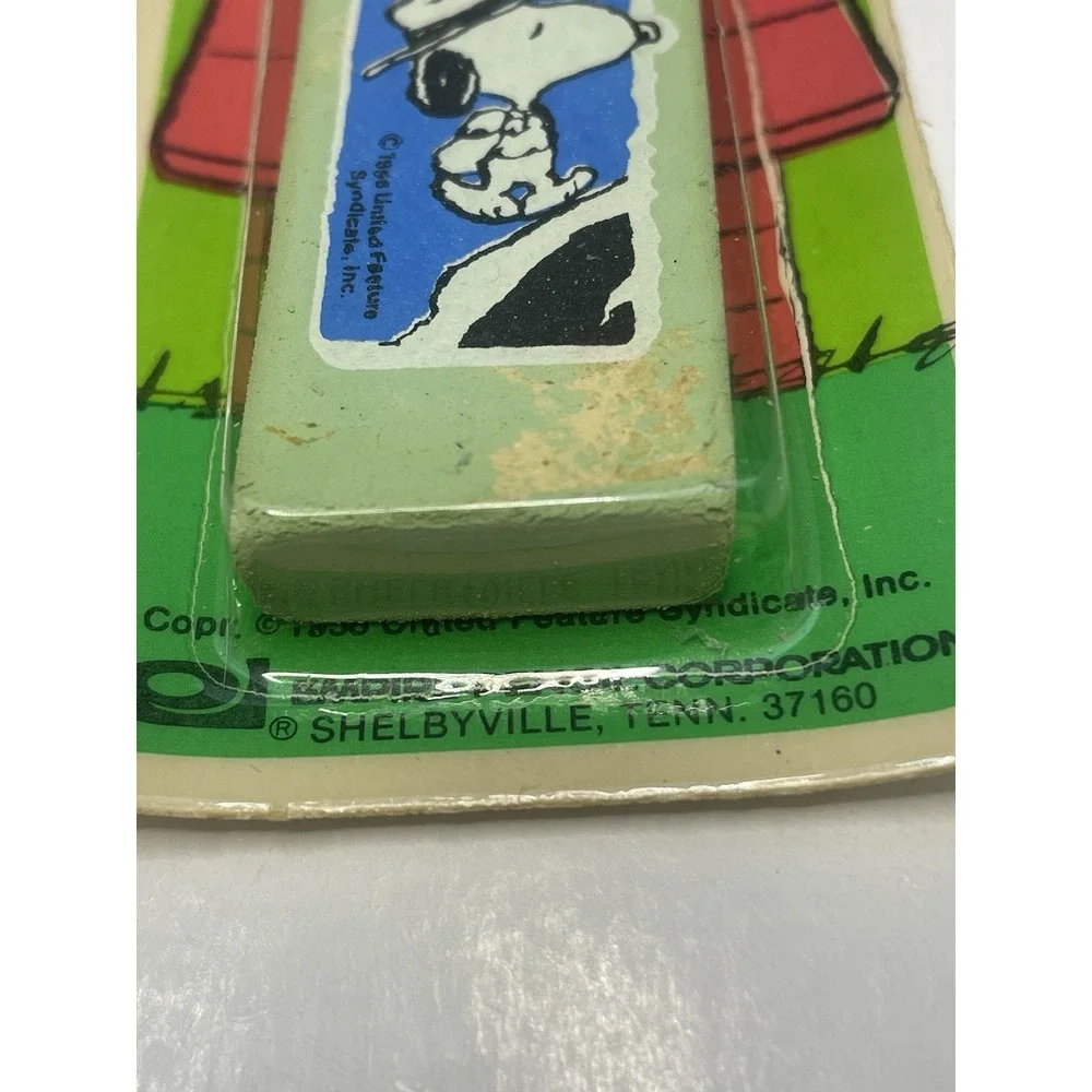 Vtg Peanuts‎ Snoopy Pencils Pack Of 5 With Peanuts Eraser Empire Pencil Company